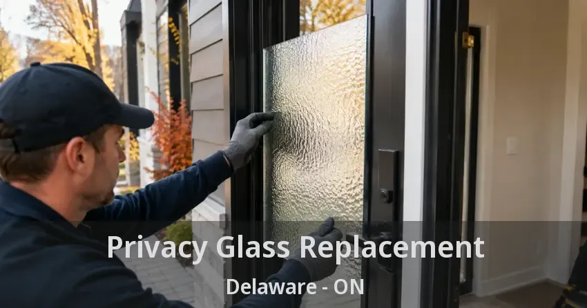 Privacy Glass Replacement Delaware - ON