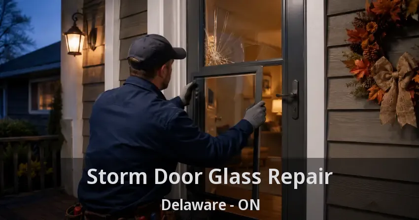 Storm Door Glass Repair Delaware - ON