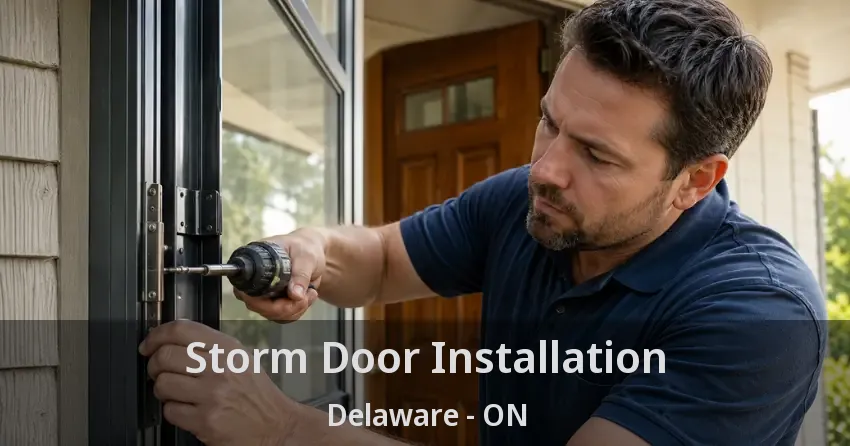 Storm Door Installation Delaware - ON