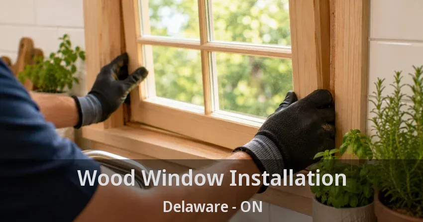 Wood Window Installation Delaware - ON