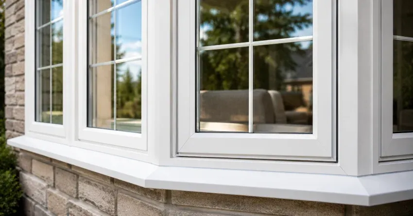 bay window alcove seating area in a living room in Delaware