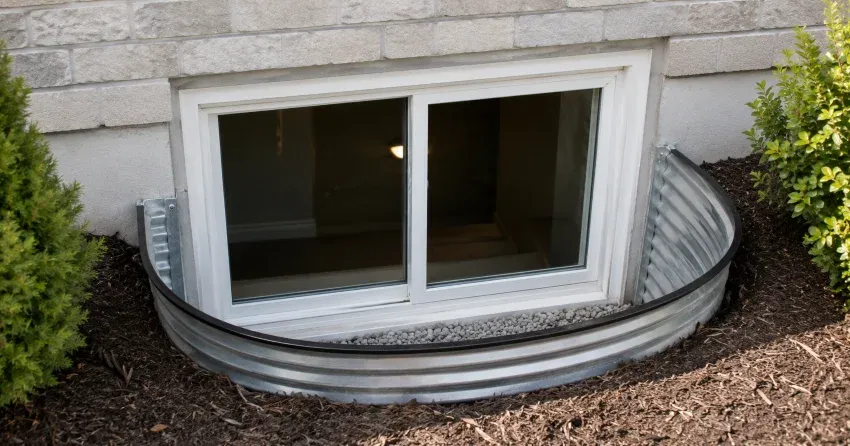 new casement kitchen window installed above sink in Delaware